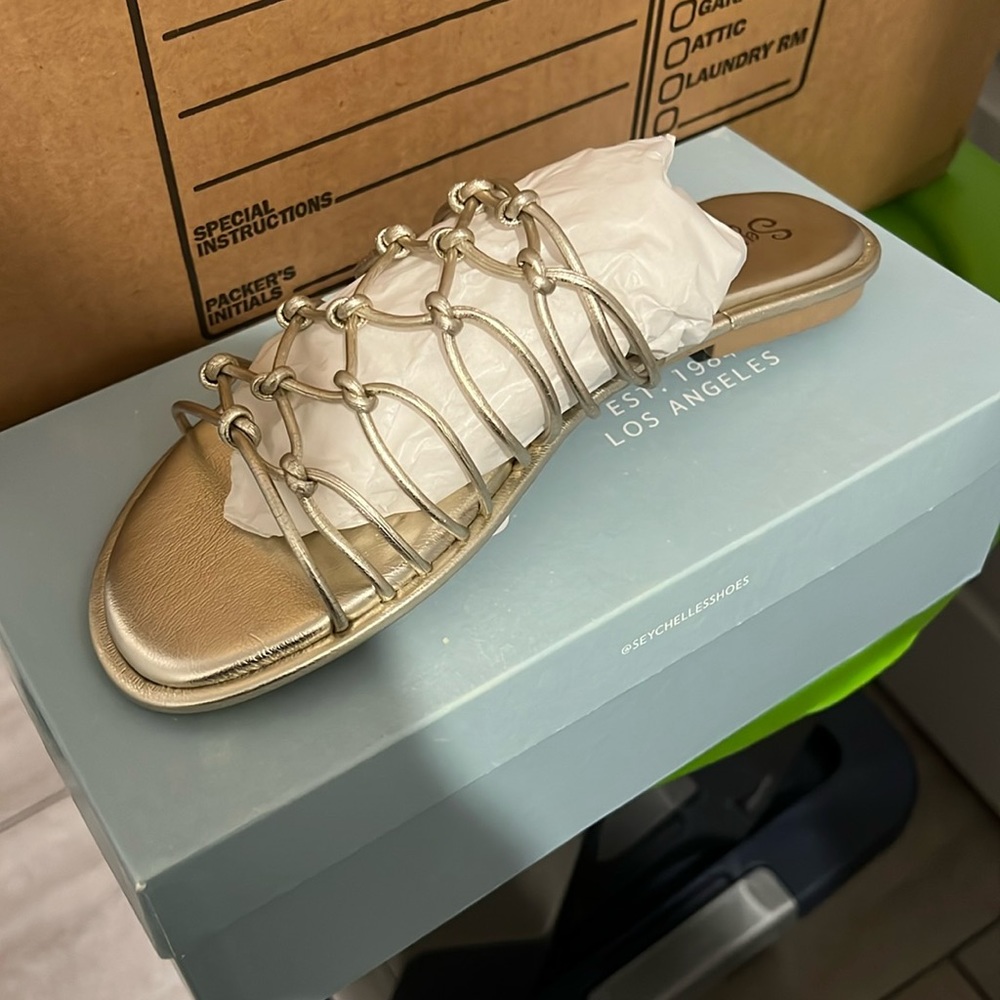Gold Sandals
